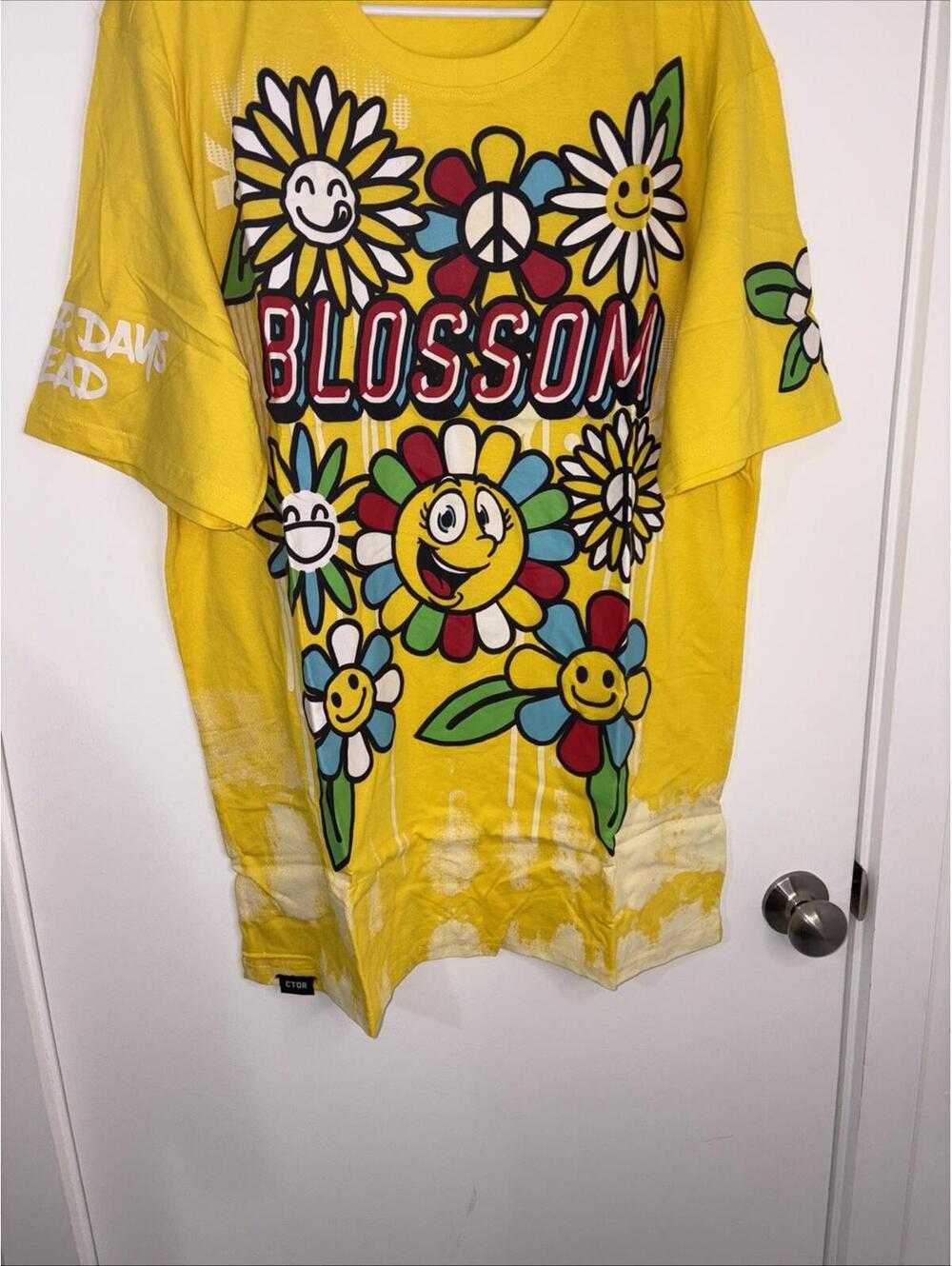 Contender Shirt Mens 2XL Yellow Better Days Ahead Comic Book‎ Art
